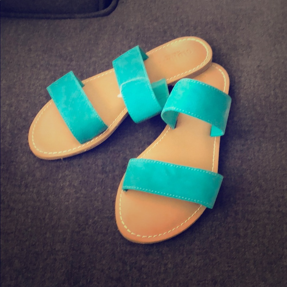 Turquoise Sandals